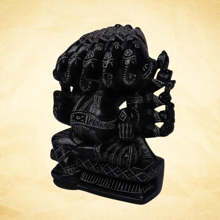 KARUNGALI FIVE FACE VINAYAGAR STATUE